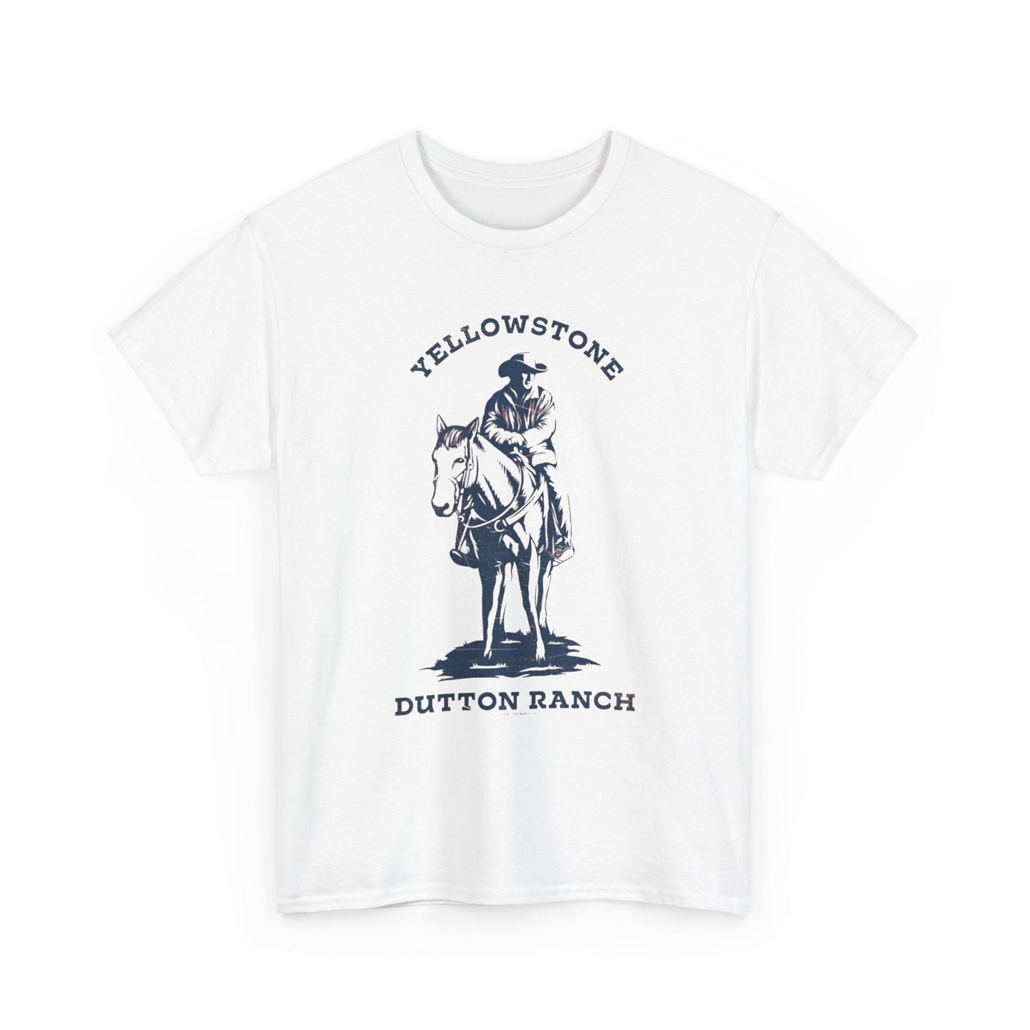 Yellowstone Dutton Ranch Vintage Graphic T Shirt Unisex Heavy Cotton New Gift