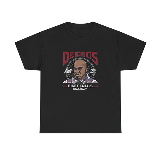 Friday Deebos Bike Rentals Funny Graphic T Shirt Unisex Heavy Cotton NEW Tee