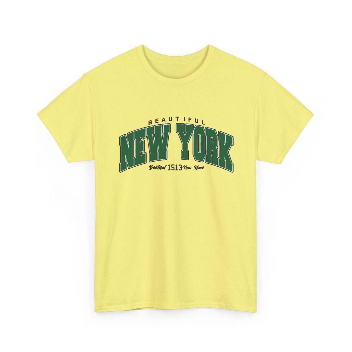 Beautiful New York Graphic T Shirt Men's Heavy Cotton Tee