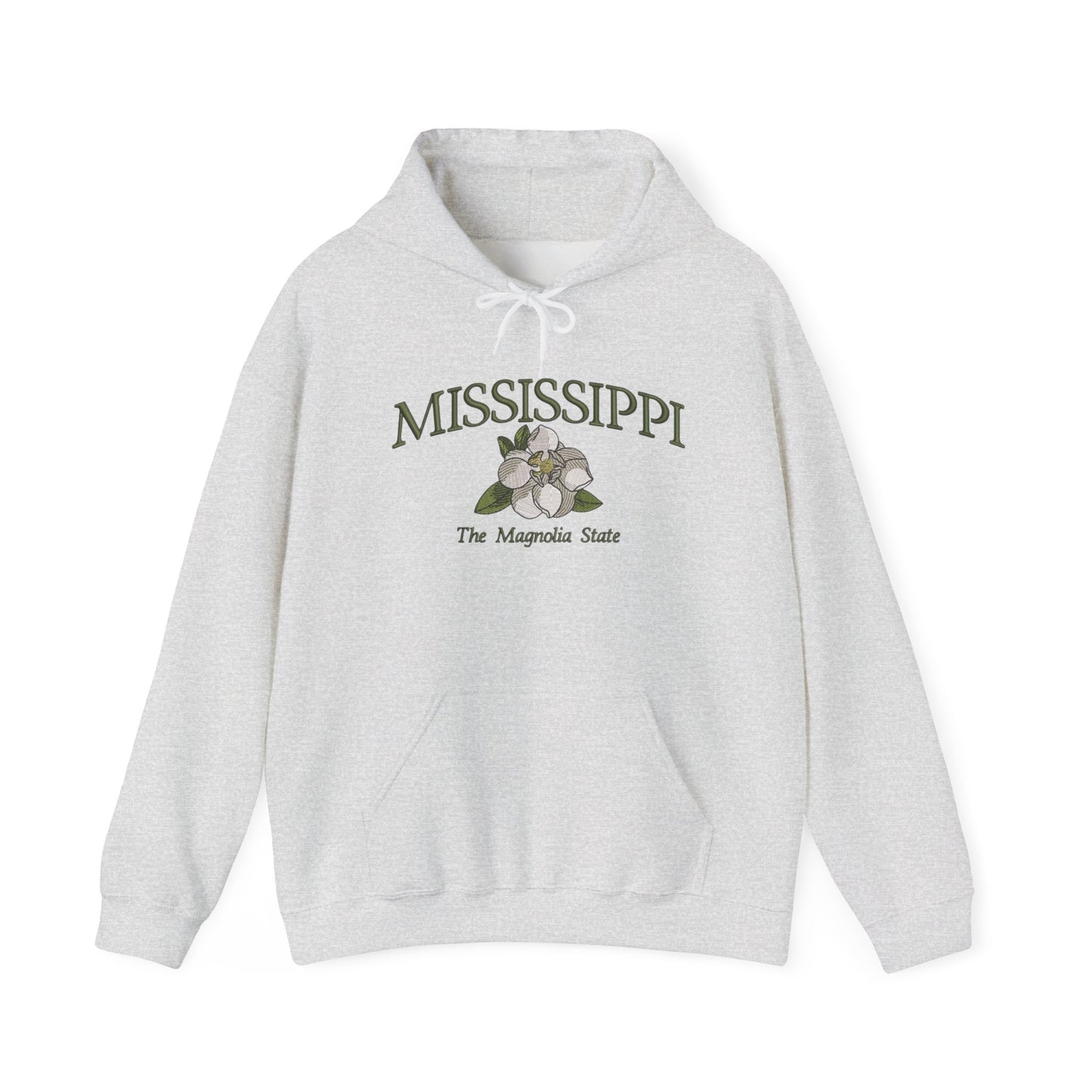 Mississippi The Magnolia State Graphic Hoodie Heavy Blend Sweatshirt NEW