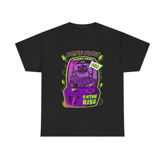 Crane Arcade Game Graphic T Shirt Unisex Heavy Cotton NEW Tee