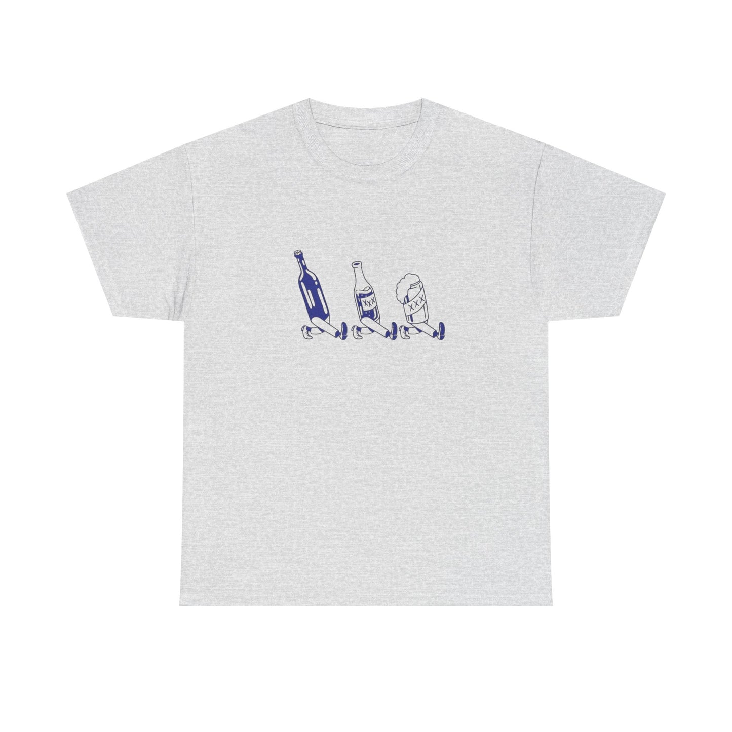 Wine Whiskey Beers Graphic T Shirt ADULT NEW