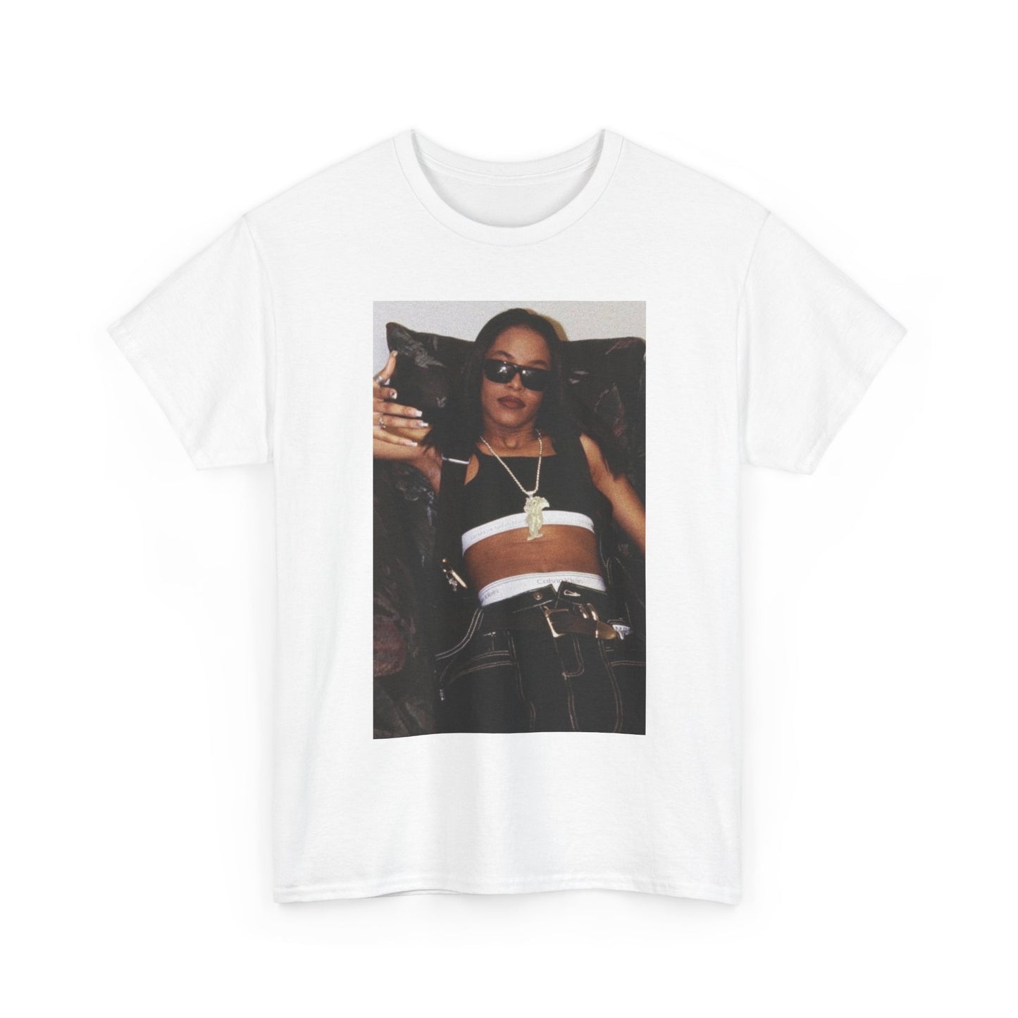 Aaliyah Tshirt Vintage DMX Graphic Hip Hop Unisex Heavy Cotton Tee