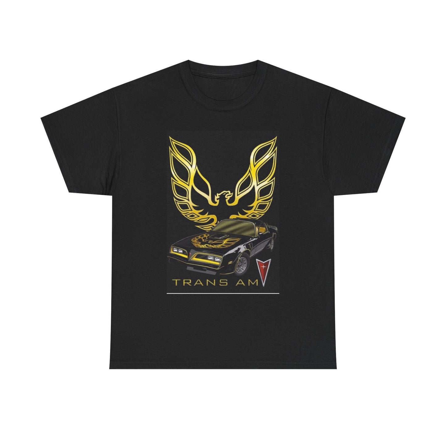 Trans Am Firebird Graphic T Shirt Vintage Muscle Car Unisex Heavy Cotton Tee