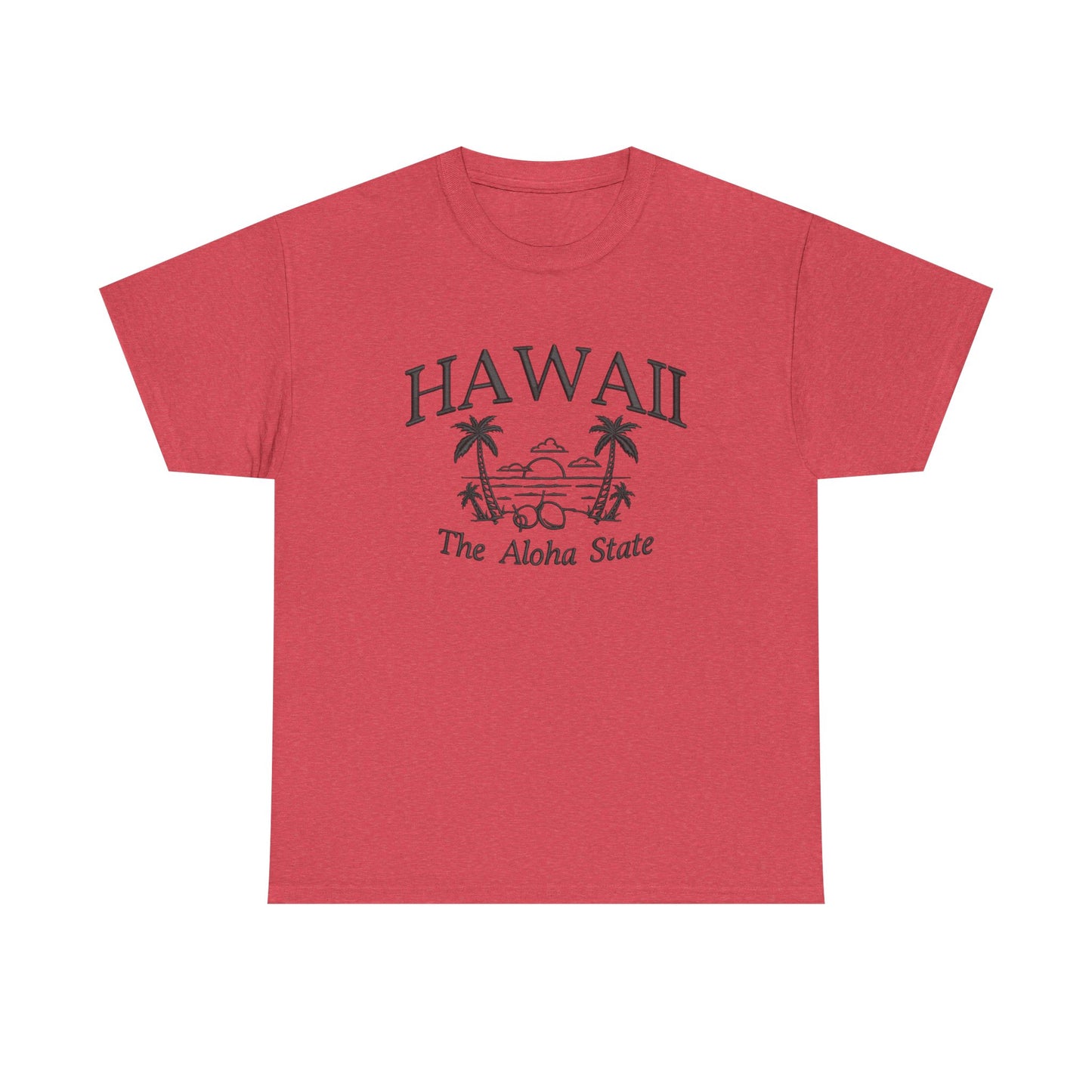 Hawaii The Aloha State Graphic T Shirt NEW Unisex Heavy Cotton Tee