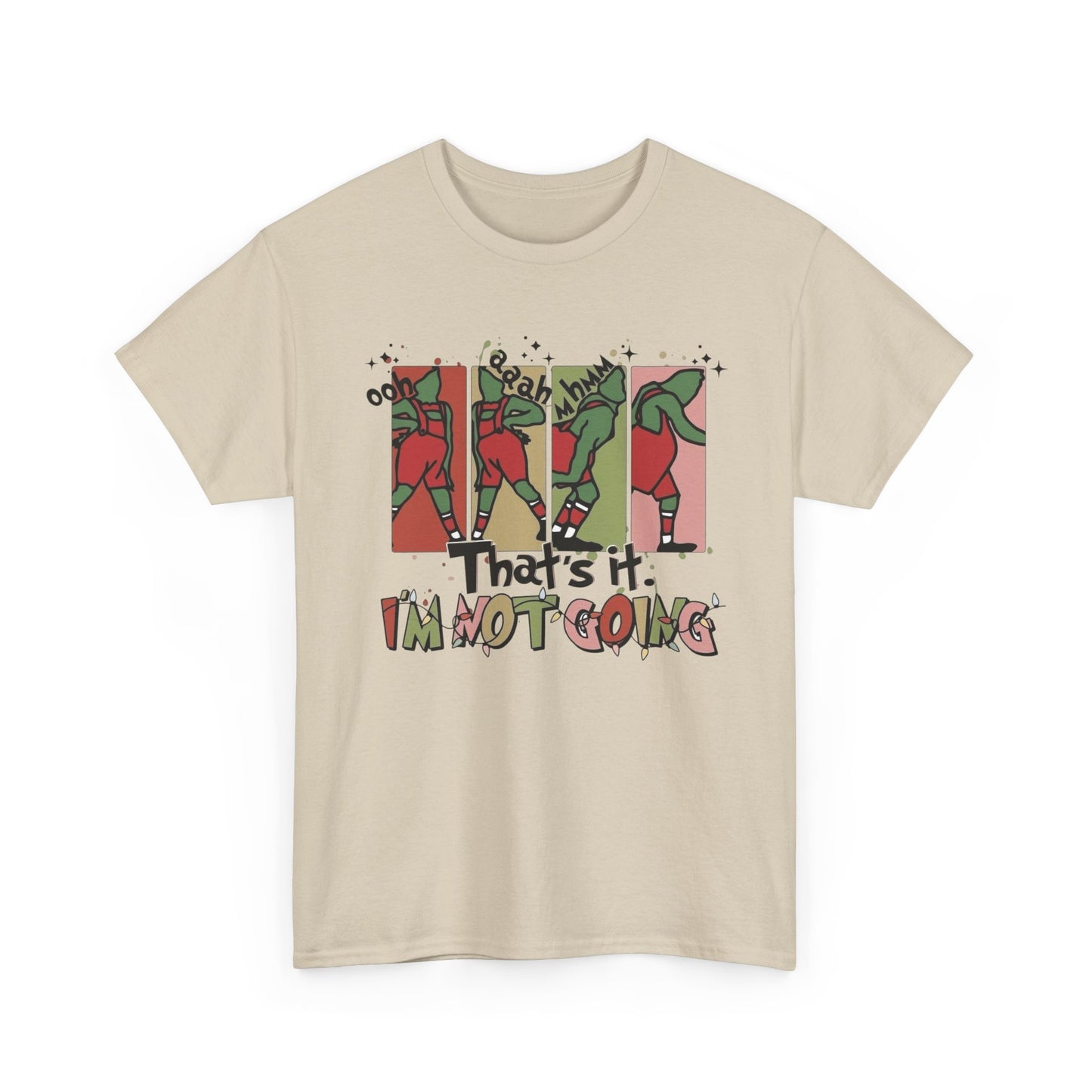 Funny Grinch Christmas Graphic T Shirt Unisex NEW Heavy Cotton Tee