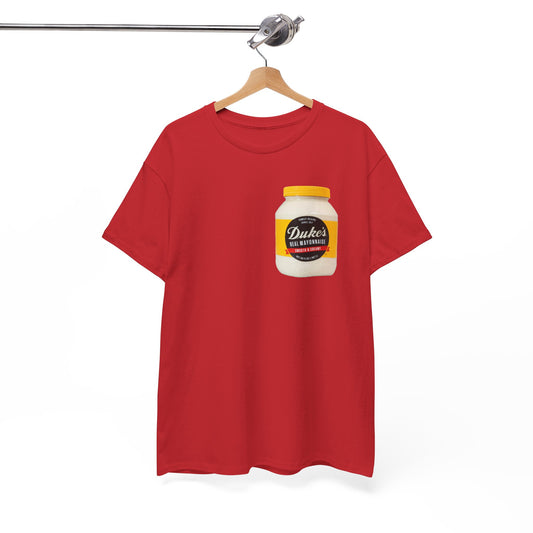 Dukes Mayo Funny Graphic T Shirt Vintage Jokes Southern Unisex Heavy Cotton Tee