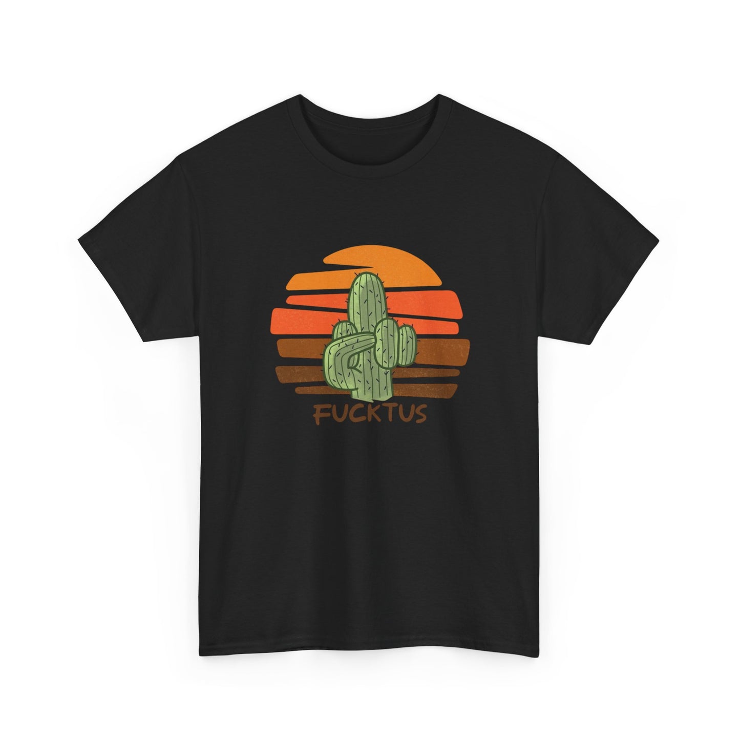 Funny Cactus Graphic T Shirt Unisex Heavy Cotton Tee