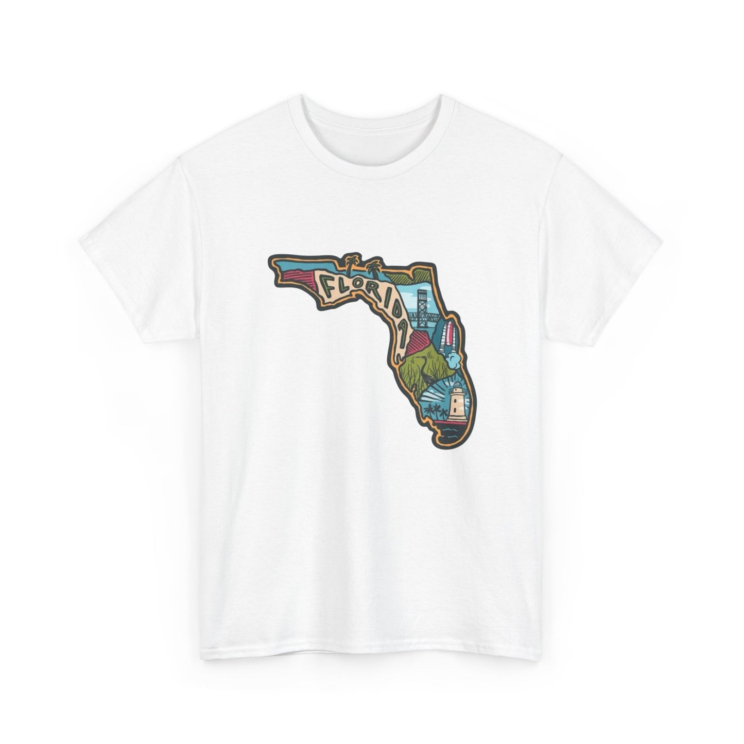 Florida Town USA Graphic T Shirt NEW Adult Tee