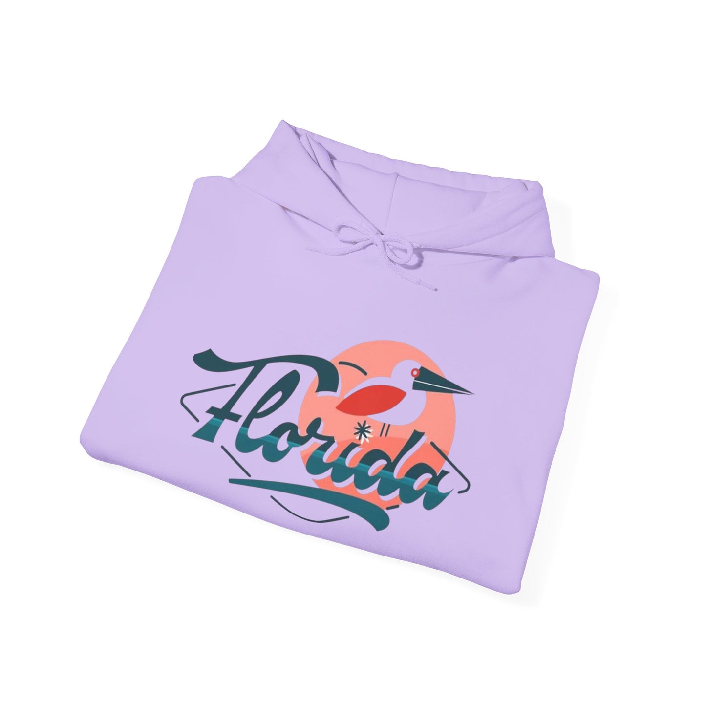 Florida Pelican Graphic Hoodie NEW Tropical Unisex Heavy Blend Hooded Sweatshirt