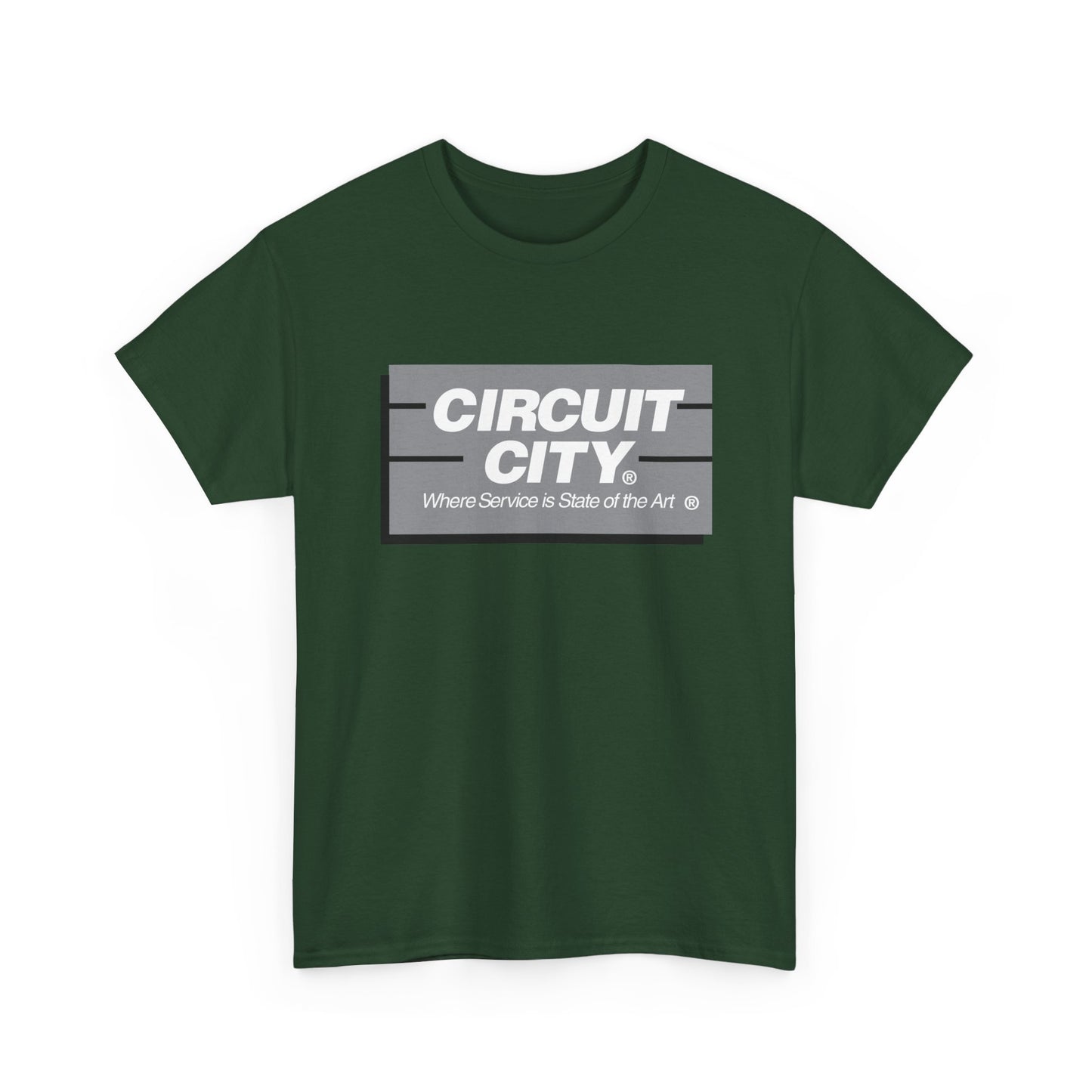 Circuit city T-shirt vintage graphic employee shirt retro design Unisex Heavy