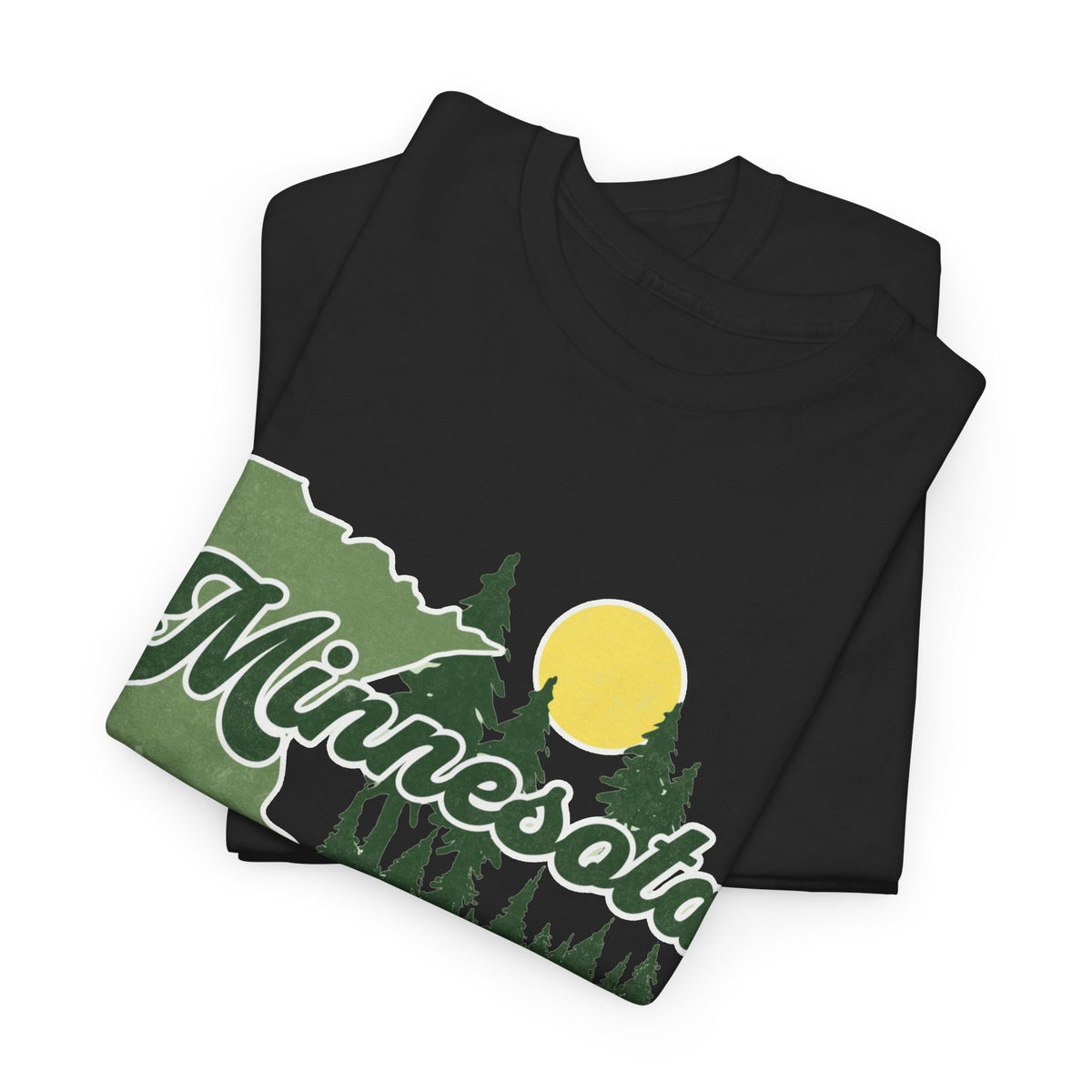 Minnesota Forrest Graphic T Shirt Men's Heavy Cotton Tee