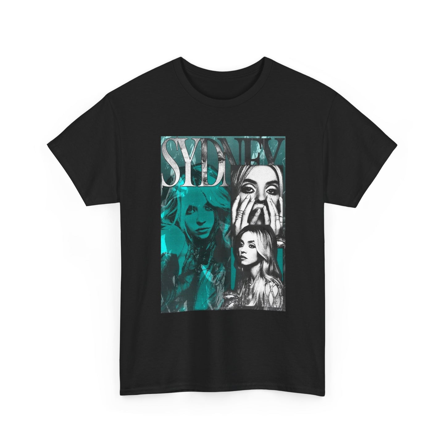 Sydney Sweeney Poster Graphic T-Shirt Comfy Cotton Tee Brand NEW