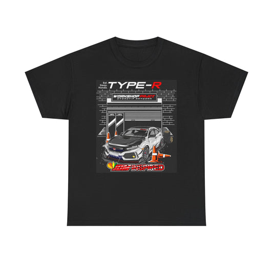 Type R Civic JDM Graphic T Shirt Unisex Heavy Cotton Tee Gift Vintage