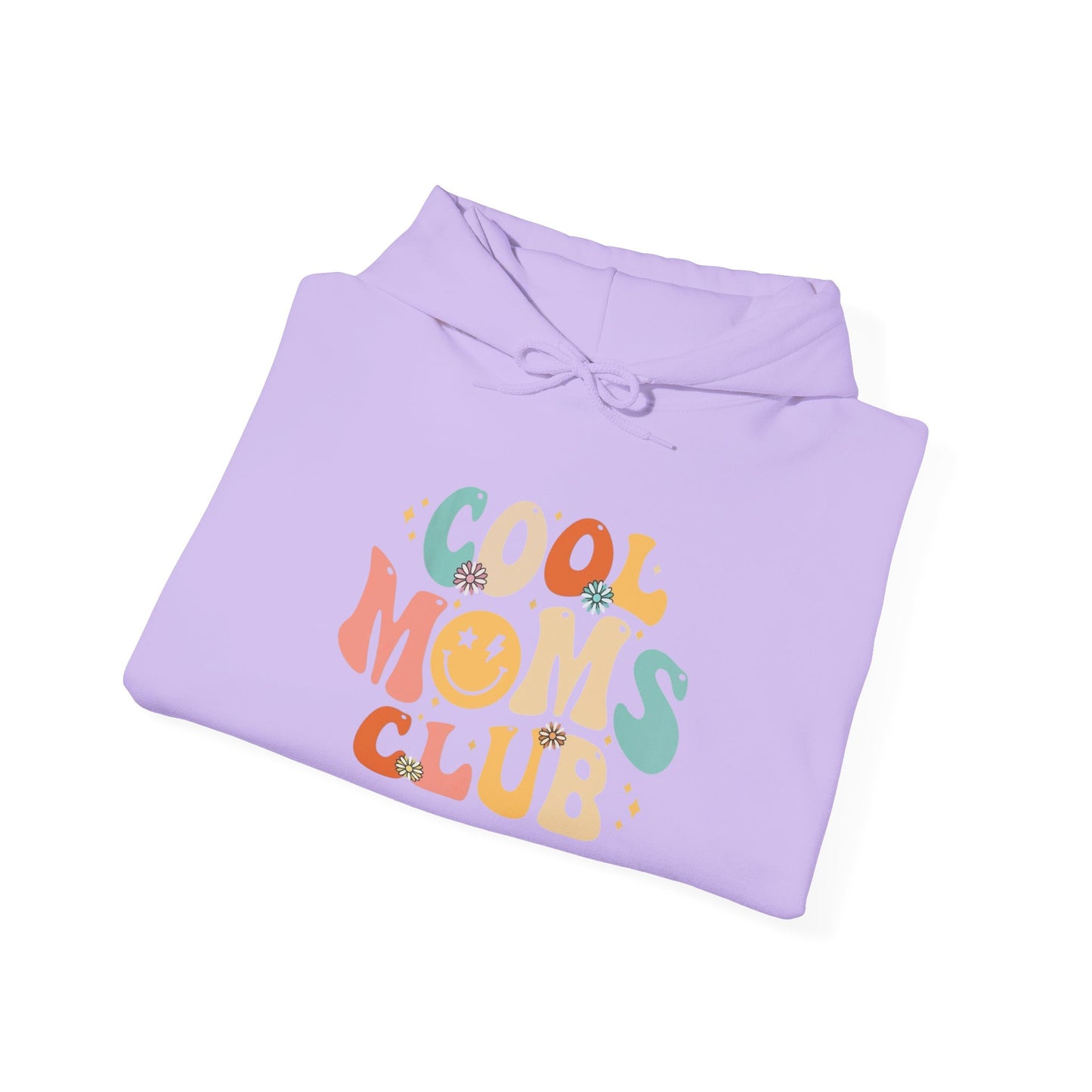Cool Moms Club Hoodie Retro Unisex Heavy Blend™ Hooded Sweatshirt