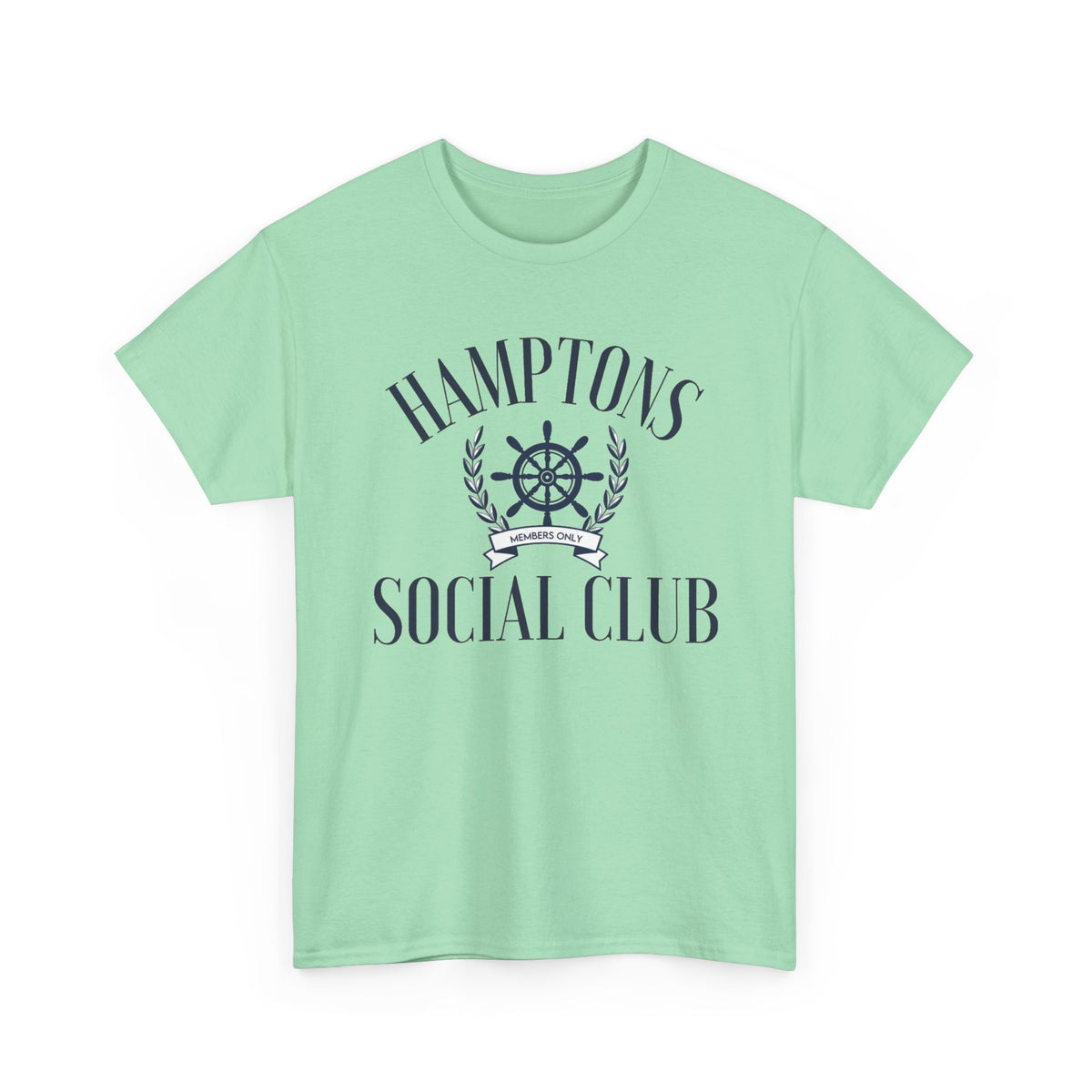 Hampton's Social Club Graphic T Shirt Men's Vintage Heavy Cotton Tee