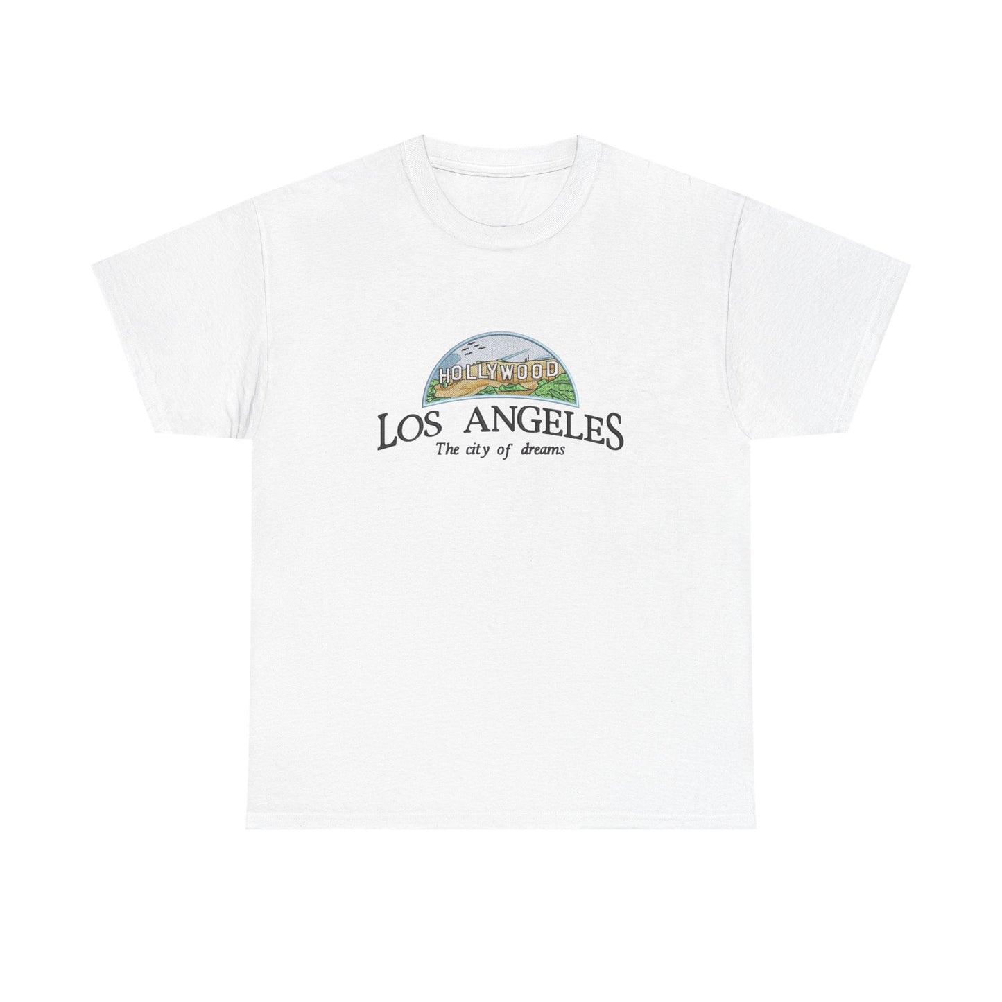 Los Angeles City Of Dreams Graphic T Shirt NEW Unisex Heavy Cotton Tee