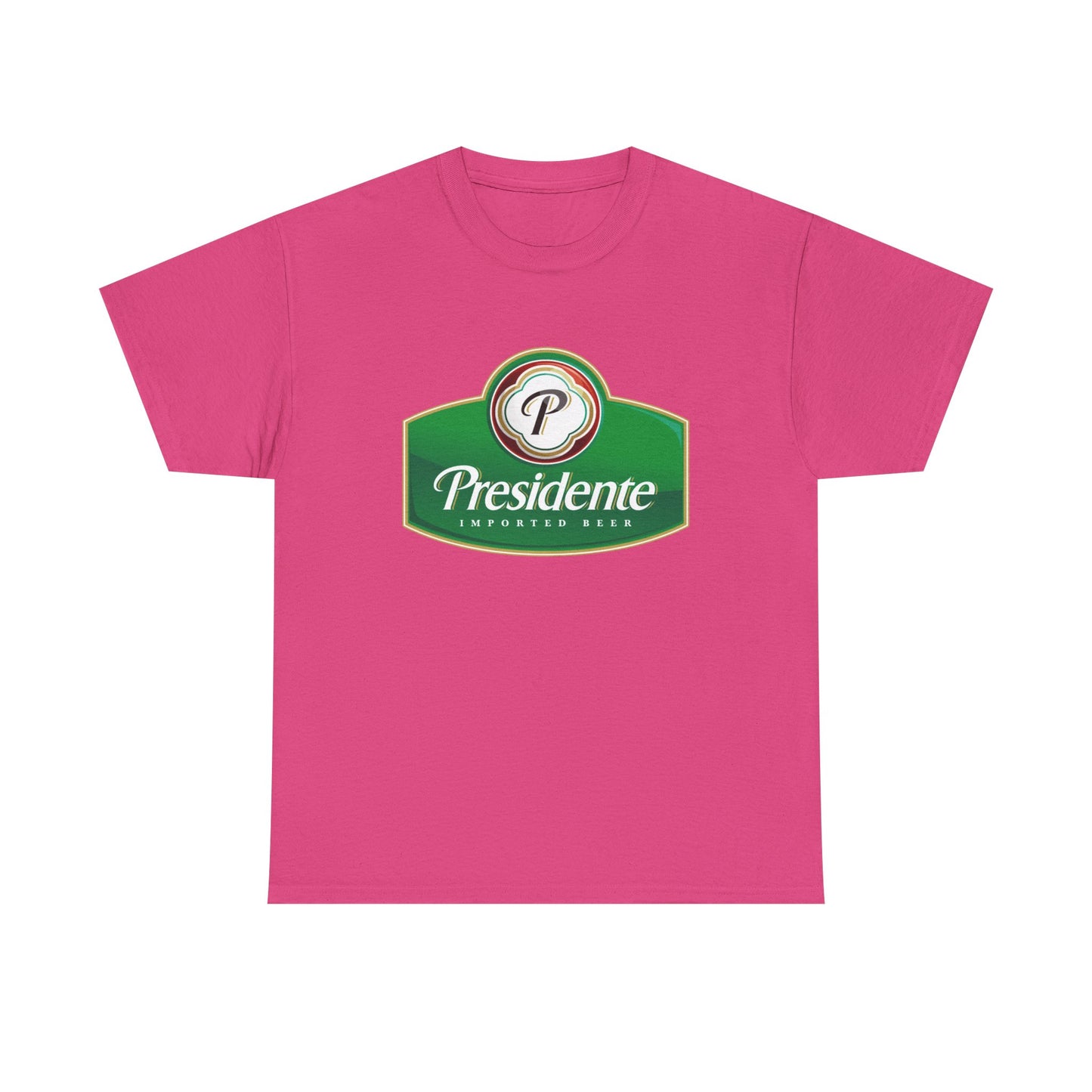 Presidente Beer Logo Shirt Retro Poster Unisex Heavy Cotton Tee