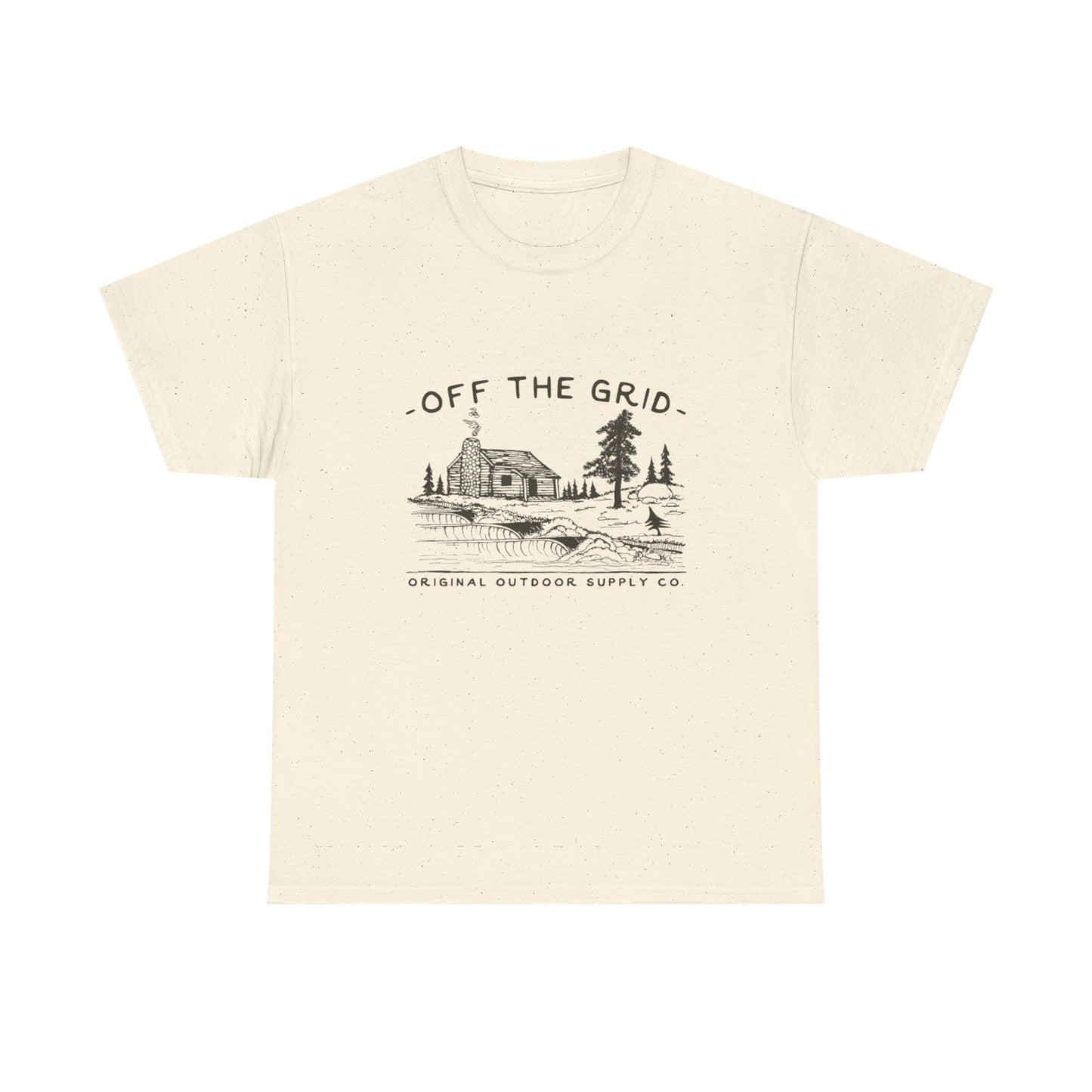Off The Grid Graphic T Shirt Unisex Heavy Cotton Tee
