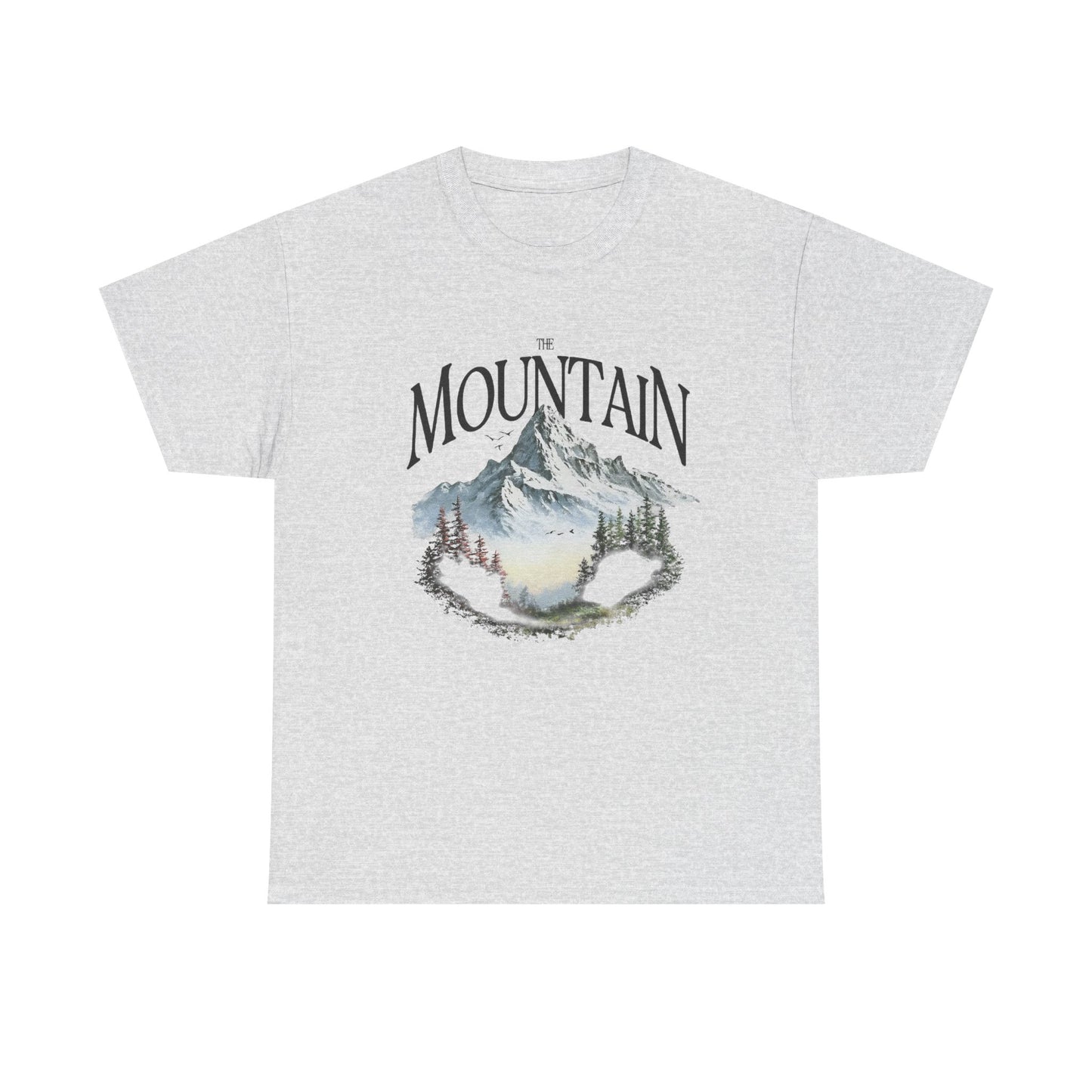 The Mountain Graphic T Shirt NEW GIFT Unisex Heavy Cotton Tee