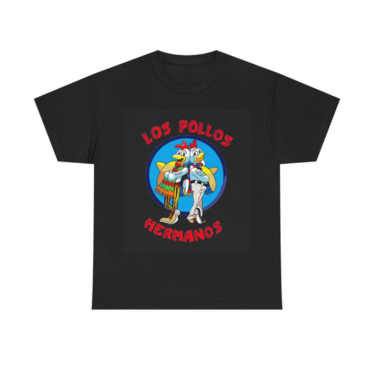 Breaking Bad Tshirt Los Pollos Graphic Tv Series Unisex Heavy Cotton Tee