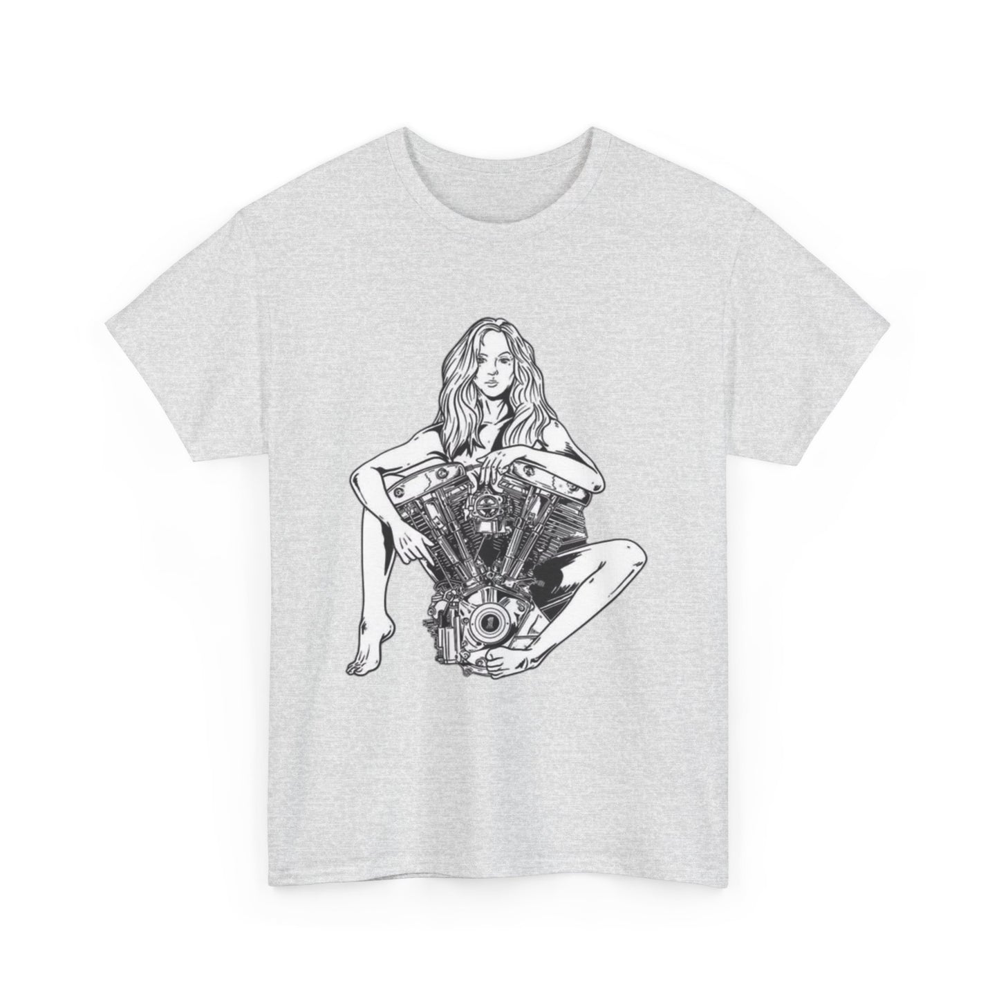 V Twin Motorcycle Model Graphic T Shirt NEW Unisex Heavy Cotton Tee