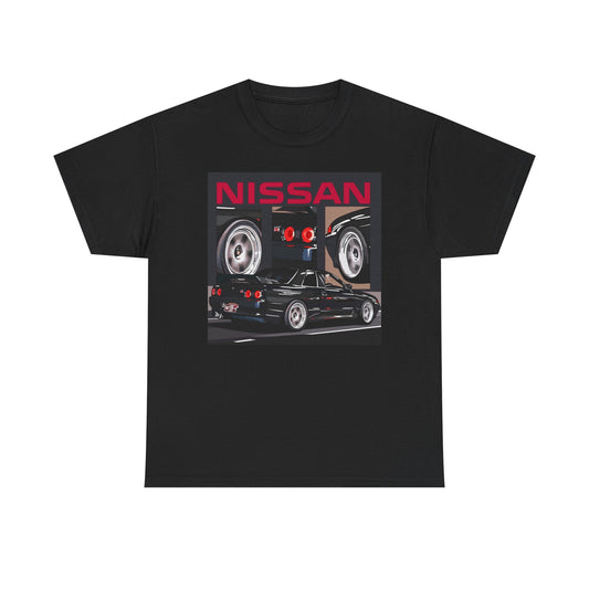 Nissan Skyline GTR Graphic T Shirt Unisex Heavy Cotton Tee Gift Vintage