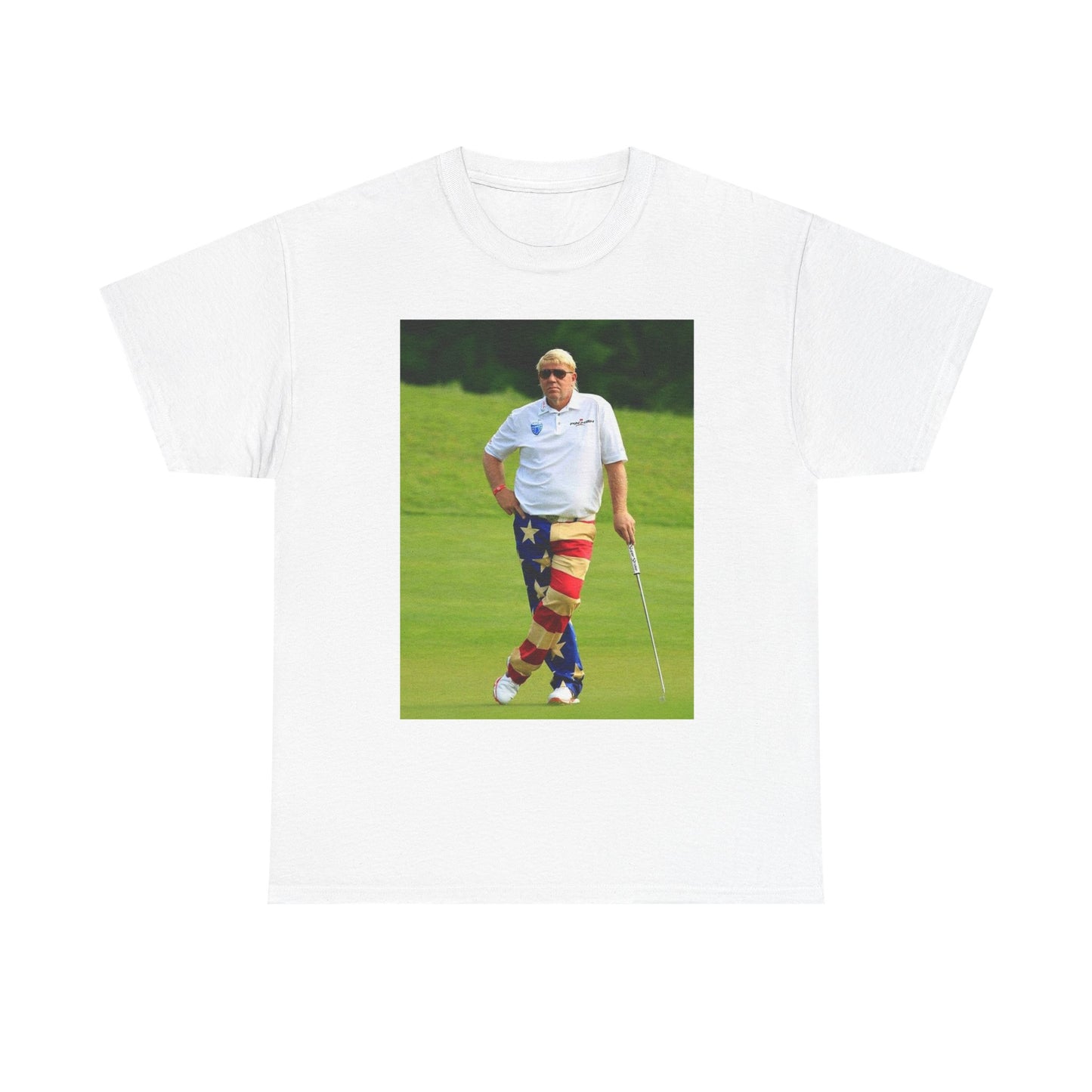 John Daly Vintage Golfing Graphic T Shirt Men's Heavy Cotton Tee