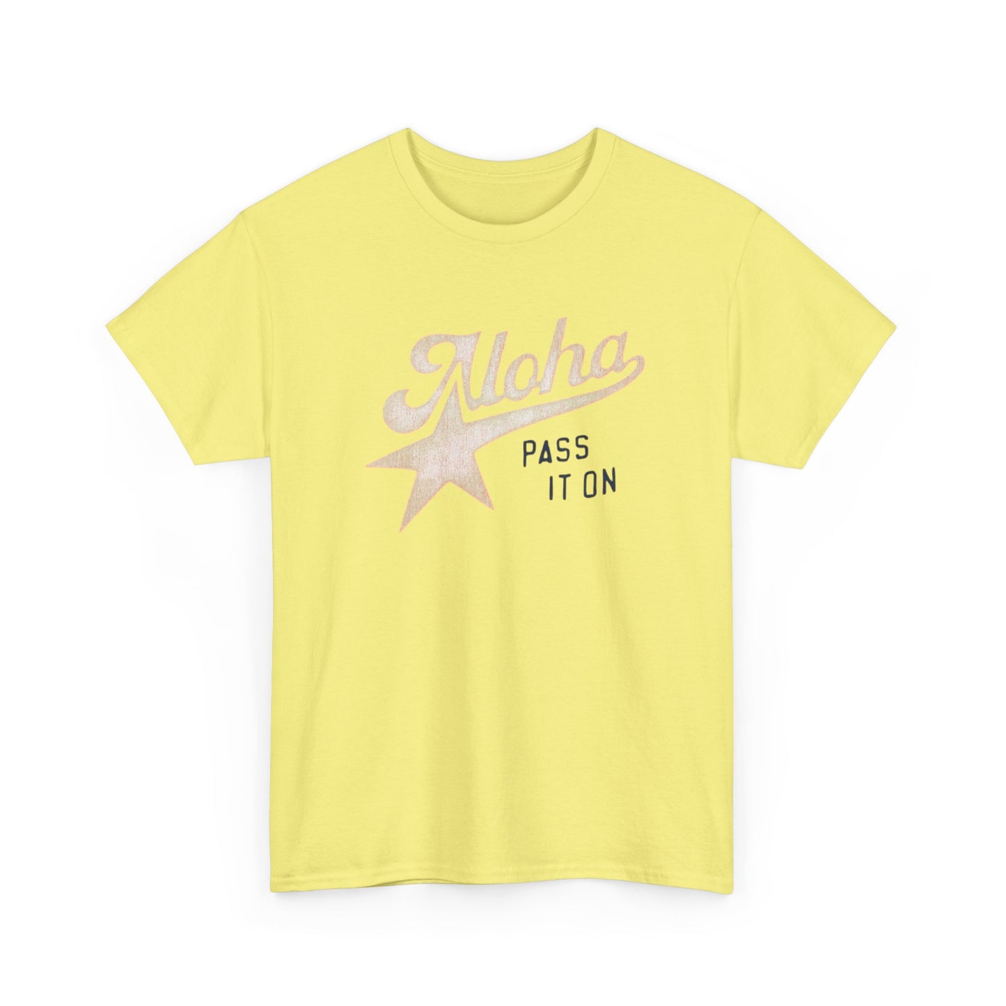 Aloha Graphic T Shirt Unisex Heavy Cotton Tee