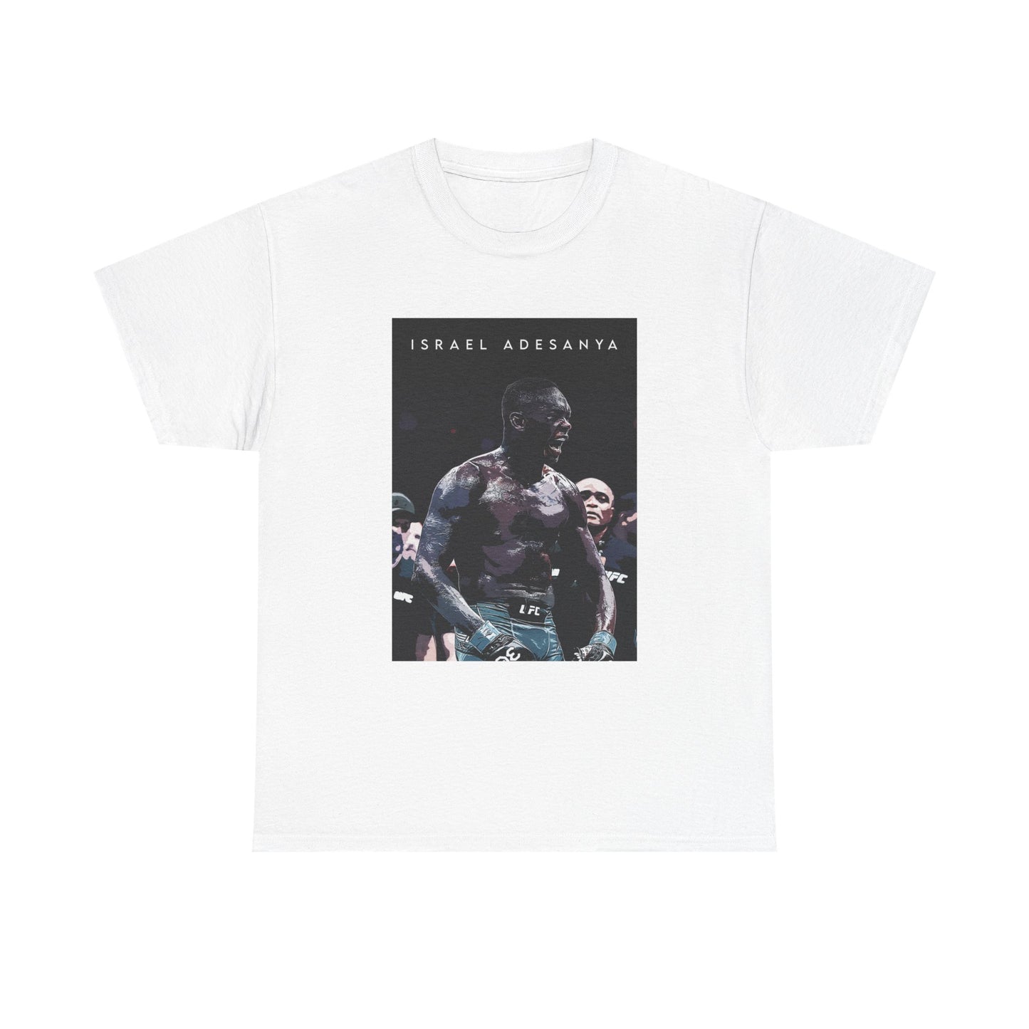 Israel Adesanya Tshirt Poster MMA UFC Merch Champ Graphic Unisex Heavy Cotton