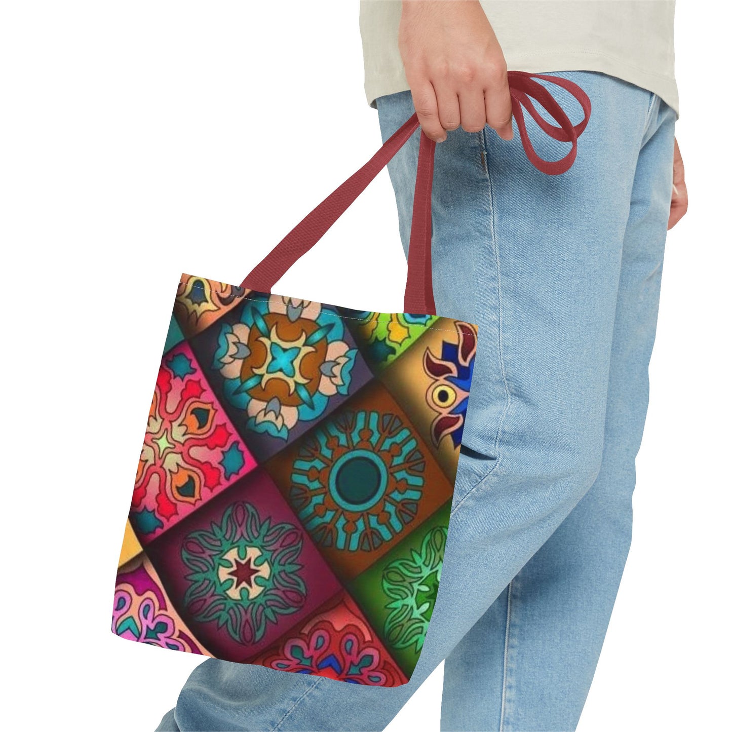 BRAND NEW WESTERN PRINT Multi Color TOTE BAG Fast Shipping (AOP) 5