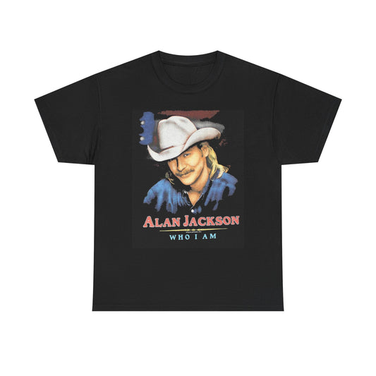 Alan Jackson Who I Am Graphic T Shirt Vintage Retro Unisex Heavy Cotton Tee