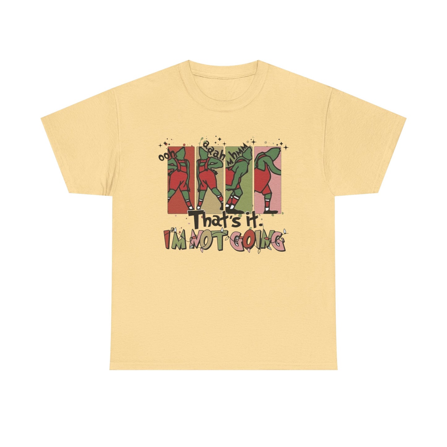 Funny Grinch Christmas Graphic T Shirt Unisex NEW Heavy Cotton Tee