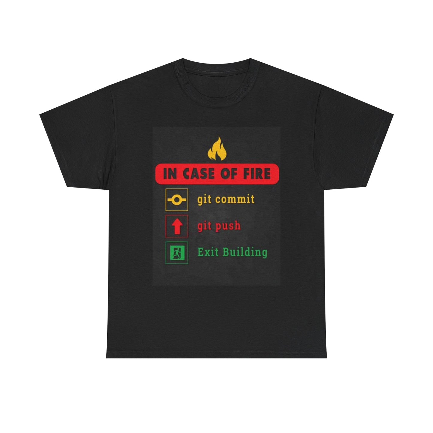 Fire Fighter Shirt Funny Graphic Fire Unisex Heavy Cotton Tee