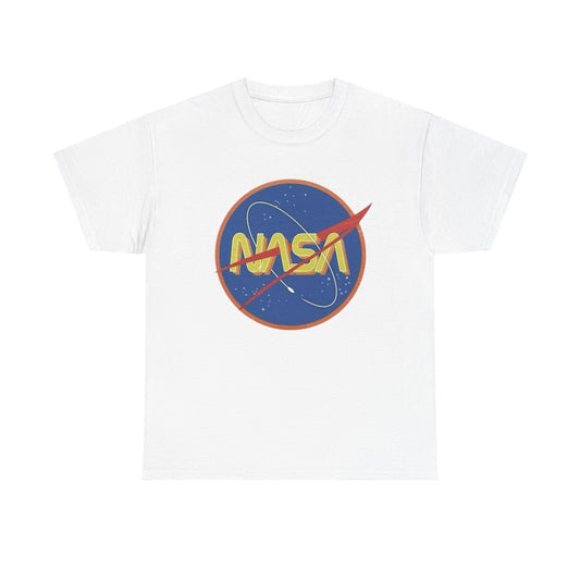 NASA Space Vintage Graphic T Shirt Men's Heavy Cotton Tee