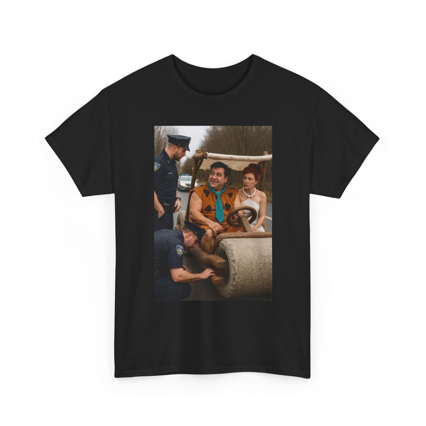 Flintstones Funny Jokes Graphic T Shirt NEW Unisex Heavy Cotton Tee