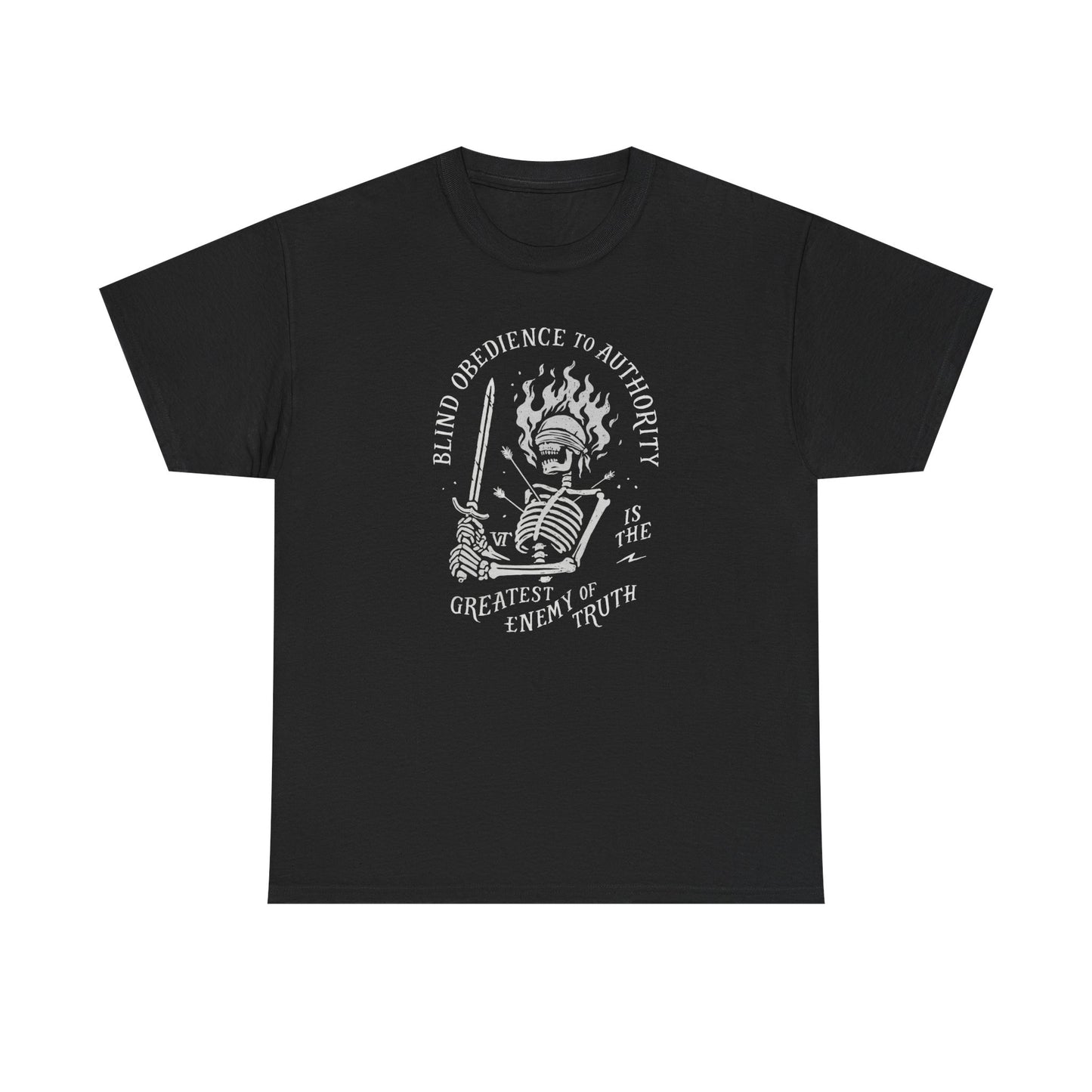Blind Obedience To Authority Graphic T Shirt NEW ADULT TEE VINTAGE