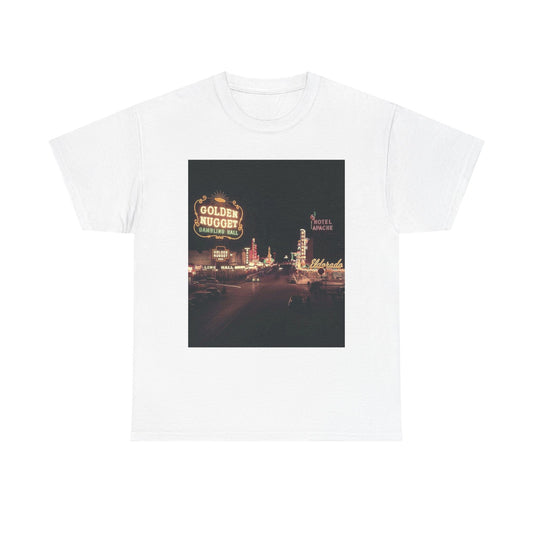Las Vegas Tshirt Vintage Strip Retro Photo Nostalgia Unisex Golden Nugget Casino