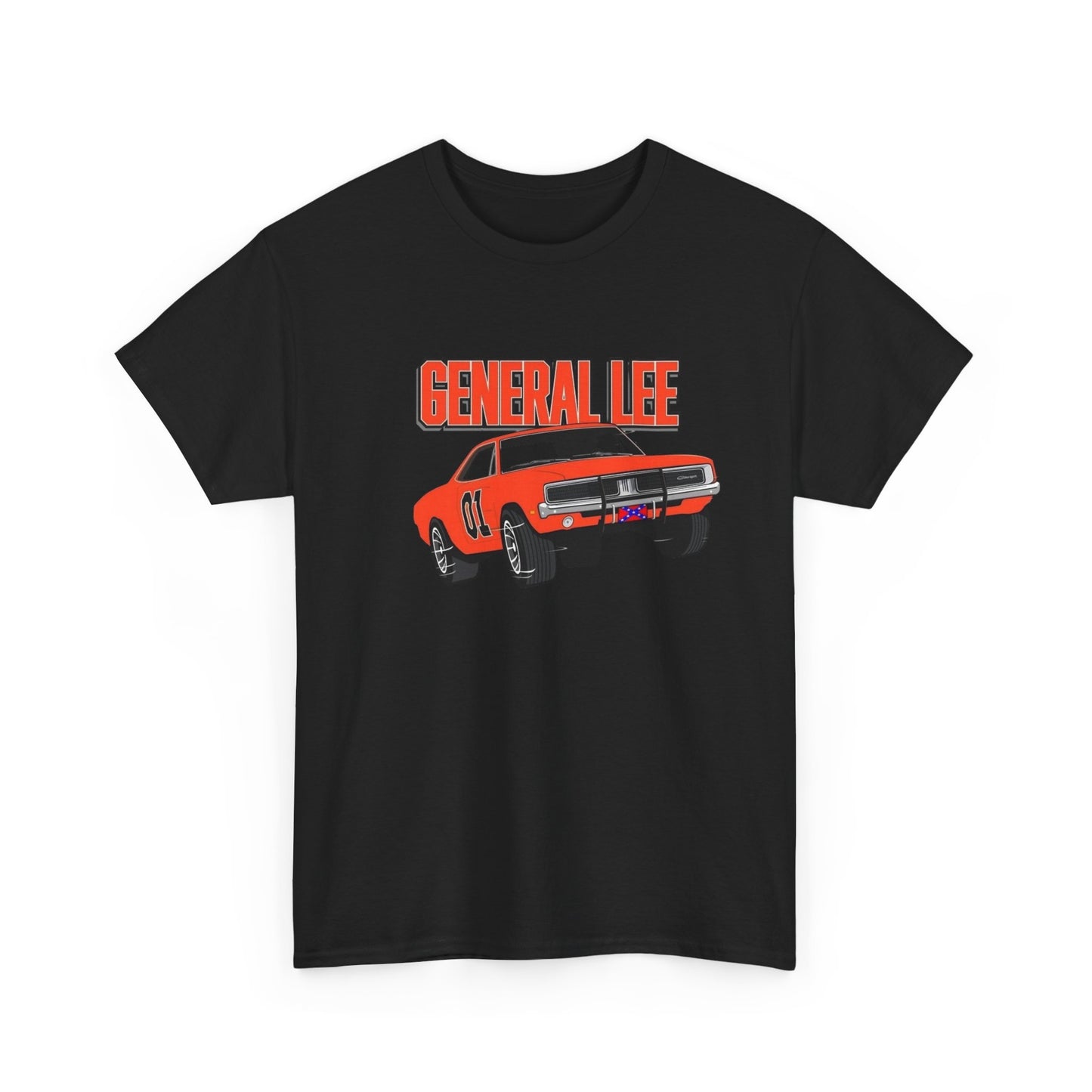 General Lee Charger Vintage Graphic T Shirt NEW ADULT