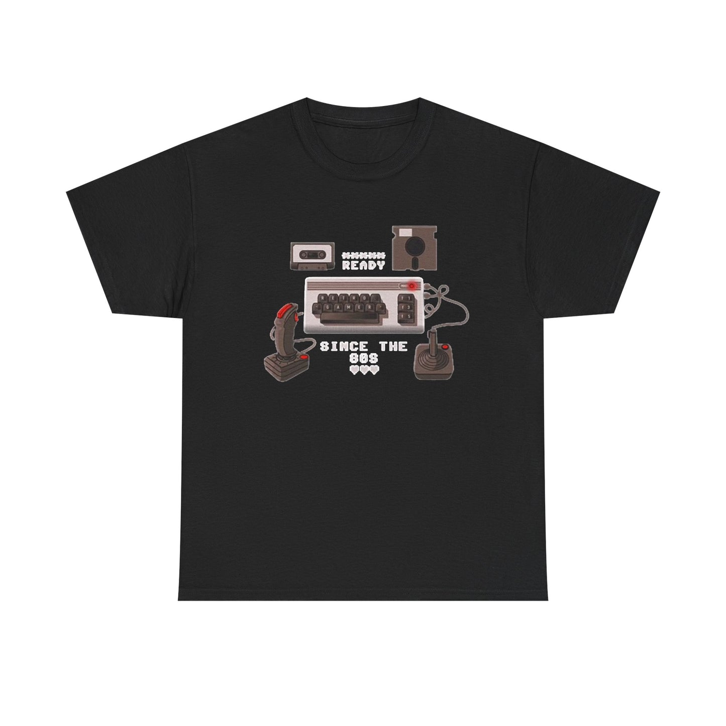 Vintage Gaming Set T Shirt Retro 80s Video Games Unisex Heavy Cotton Tee