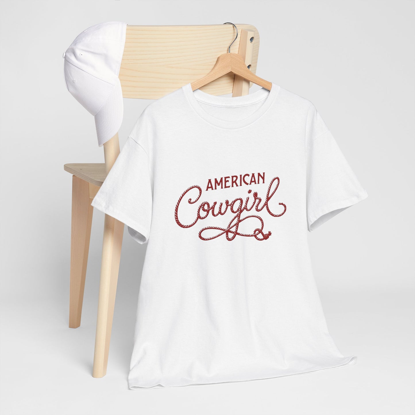 American Cowgirl Graphic T Shirt Heavy Cotton Tee NEW ADULT UNISEX