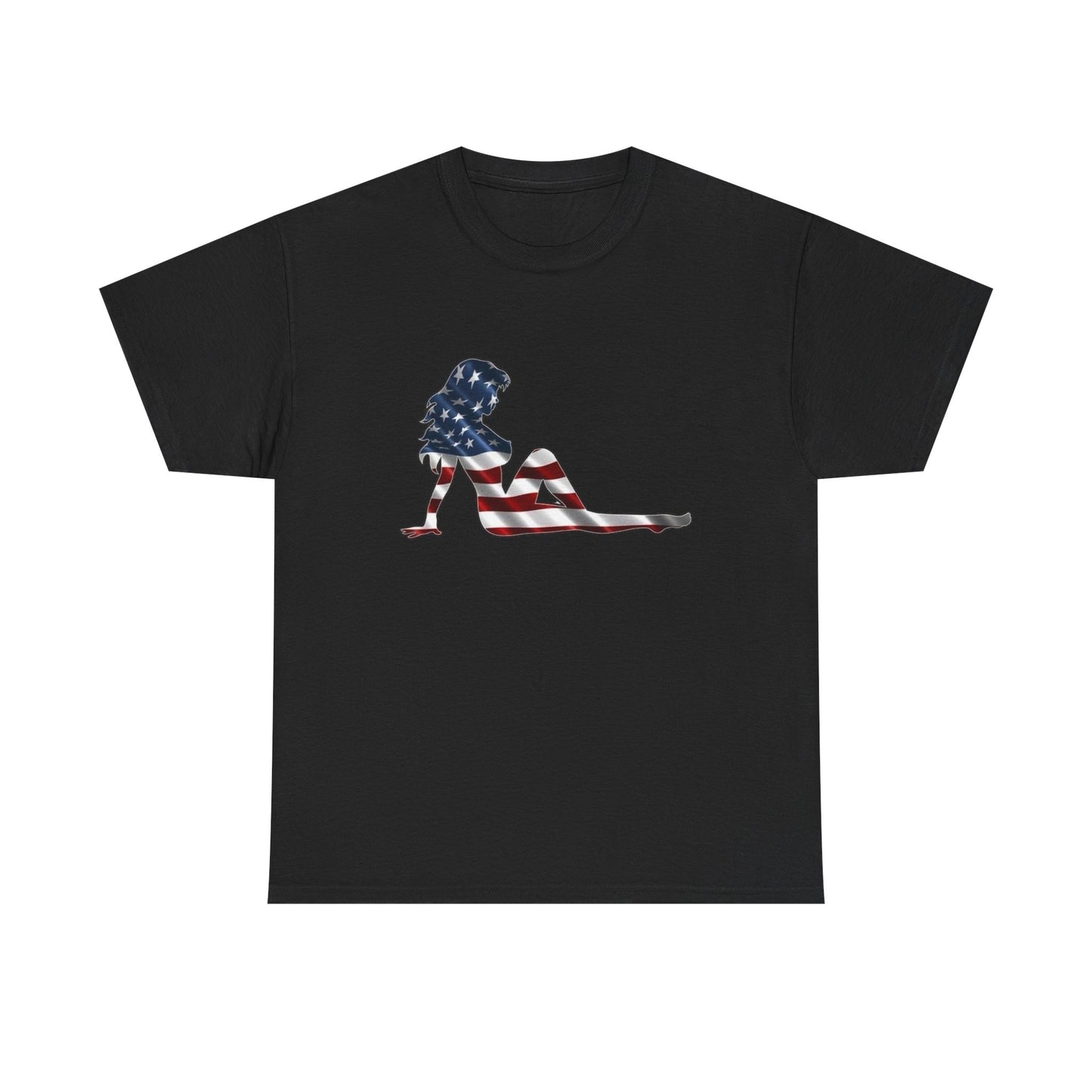 USA Pinup Model Graphic T Shirt NEW Unisex Heavy Cotton Tee