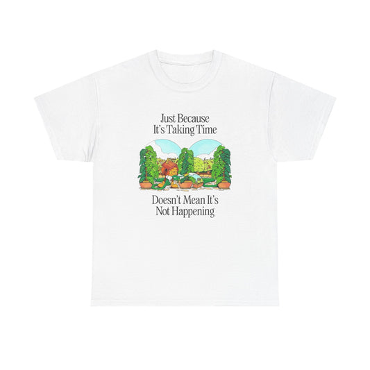 Motivation Its Happening Graphic T Shirt Unisex Heavy Cotton Tee Gift Vintage