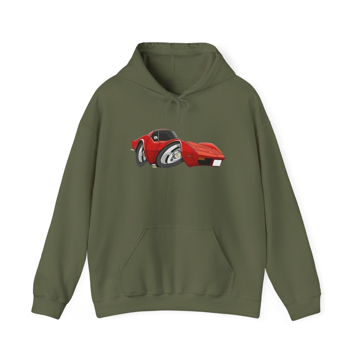 C3 Corvette Retro Graphic Hoodie NEW Unisex Heavy Hooded Sweatshirt