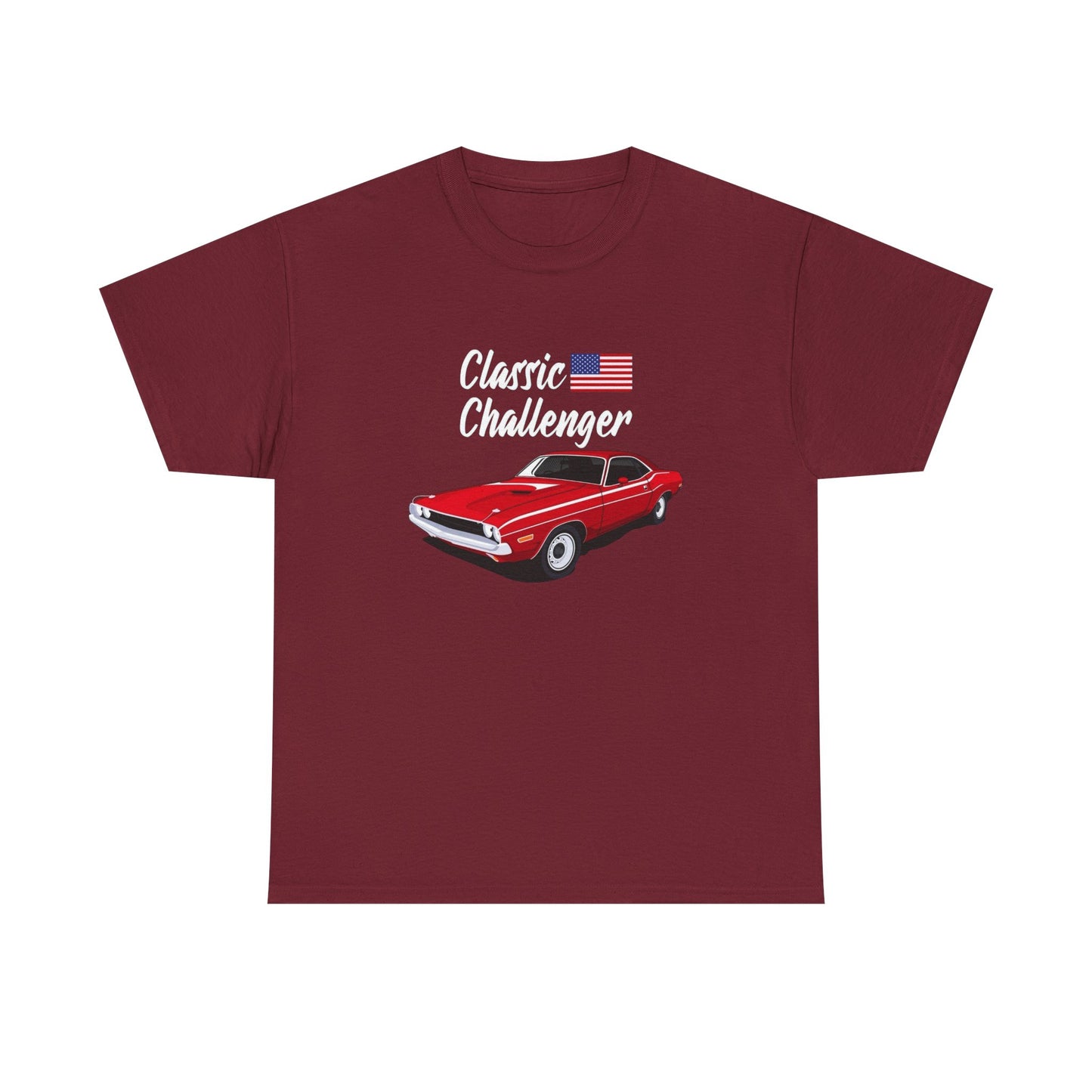 Classic Challenger USA Mopar Graphic T Shirt NEW ADULT