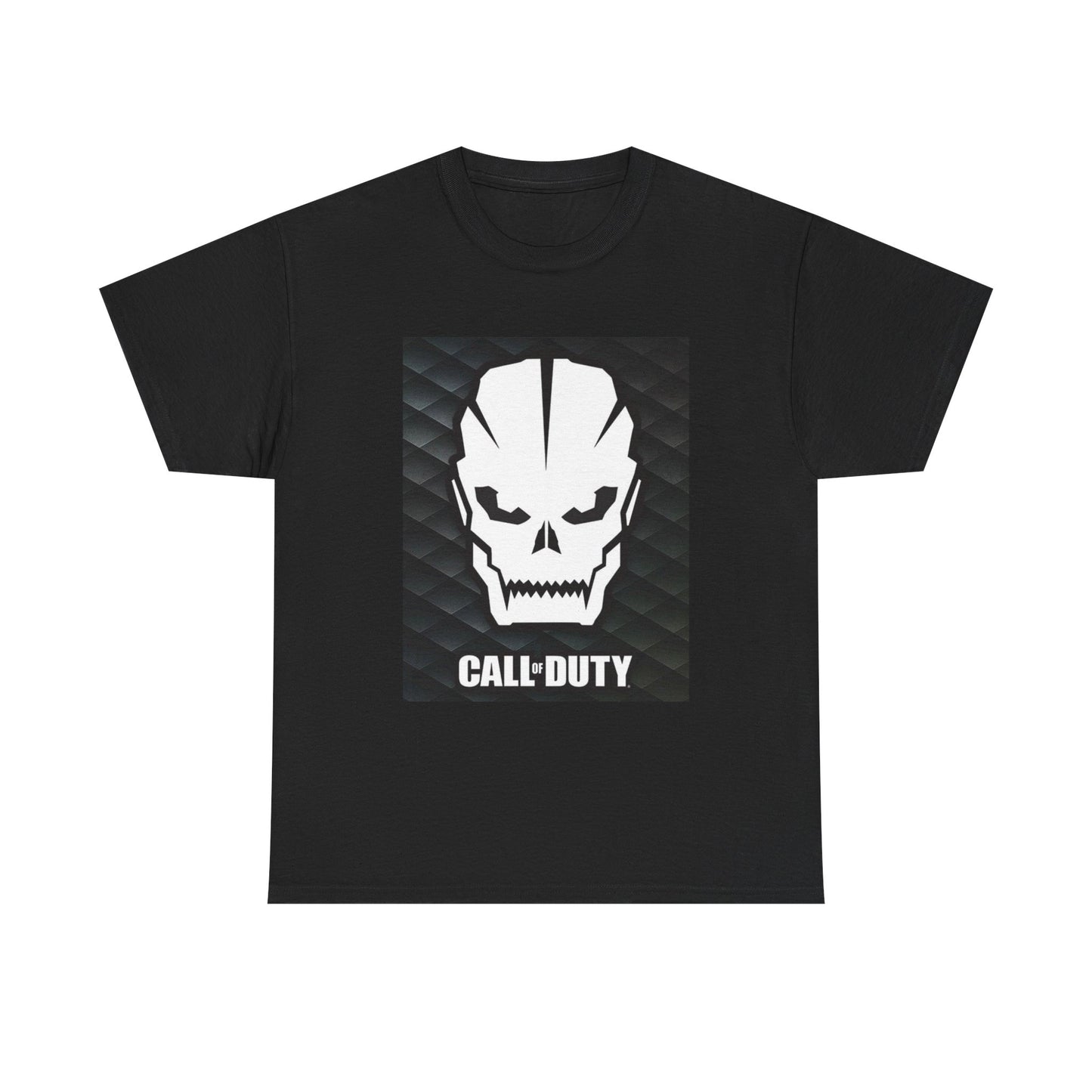 Call Of Duty Skull Tshirt GamerTag Poster Video Games Unisex Heavy Cotton Tee