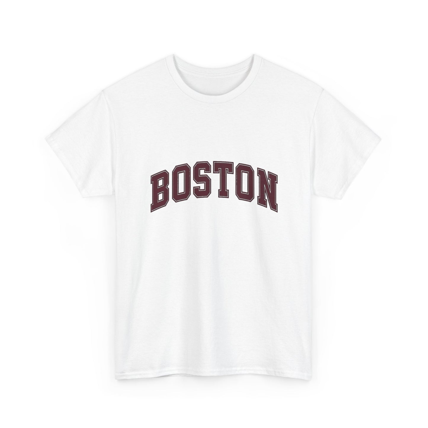 Boston Logo NEW ENGLAND Graphic T Shirt Unisex Heavy Cotton Tee