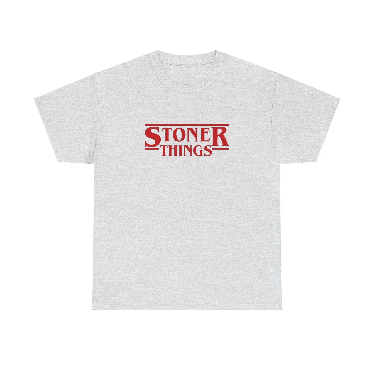 Stoner Things Funny Weed Graphic T Shirt Unisex Heavy Cotton Tee BRAND NEW