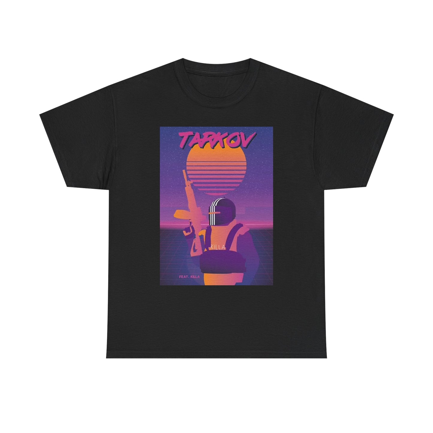 Tarkov Graphic T Shirt Vintage Video Game Poster Unisex Heavy Cotton Tee