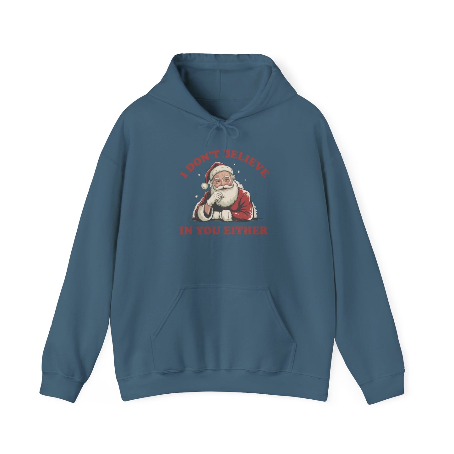 Funny Santa Christmas Jokes Graphic Hoodie Unisex Heavy Blend™ Hooded Sweatshirt